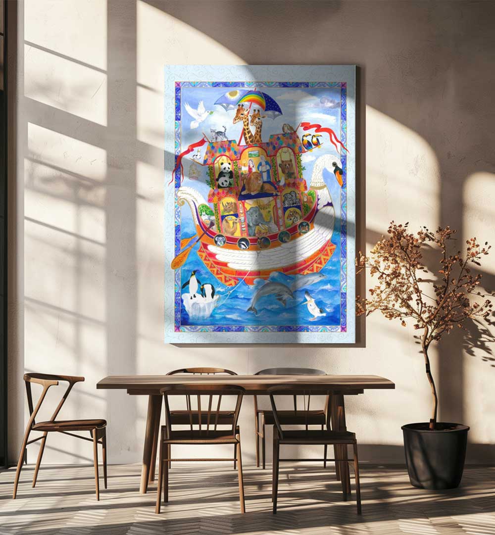 COLORFUL ARK VOYAGE , KIDS ROOM PAINTINGS
