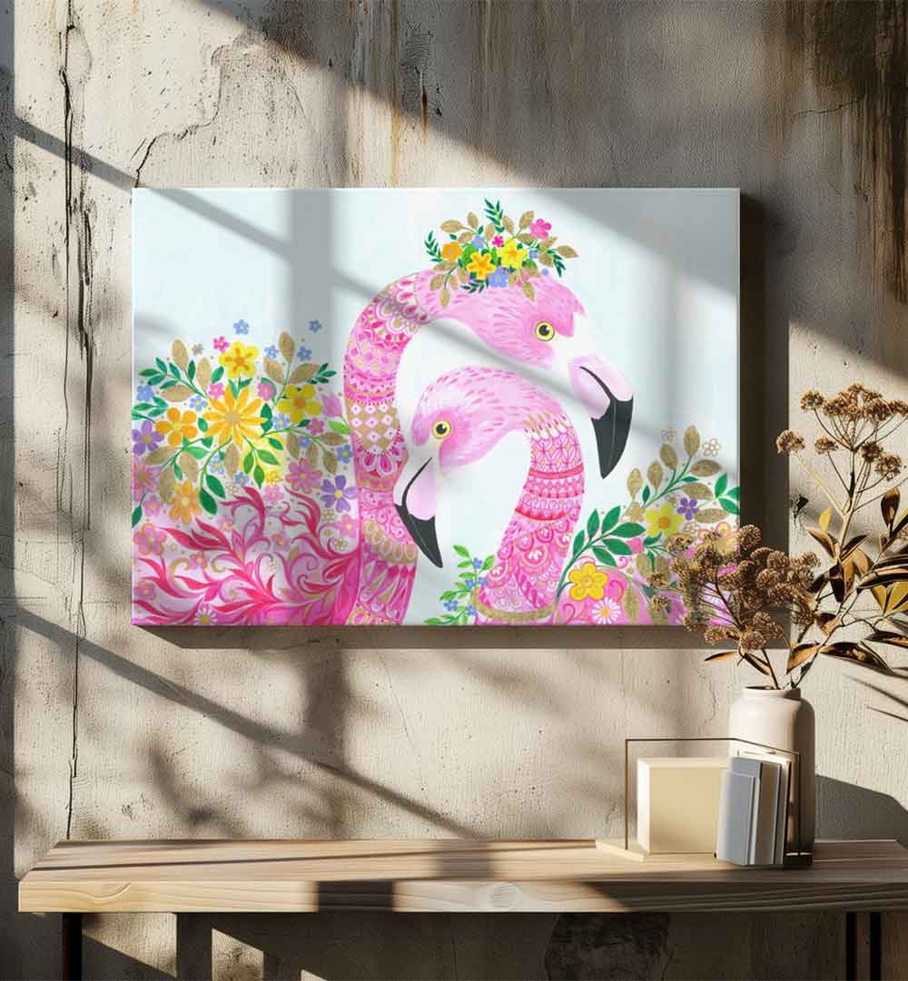 COLORFUL FLORAL CROWNS , ANIMAL PAINTINGS