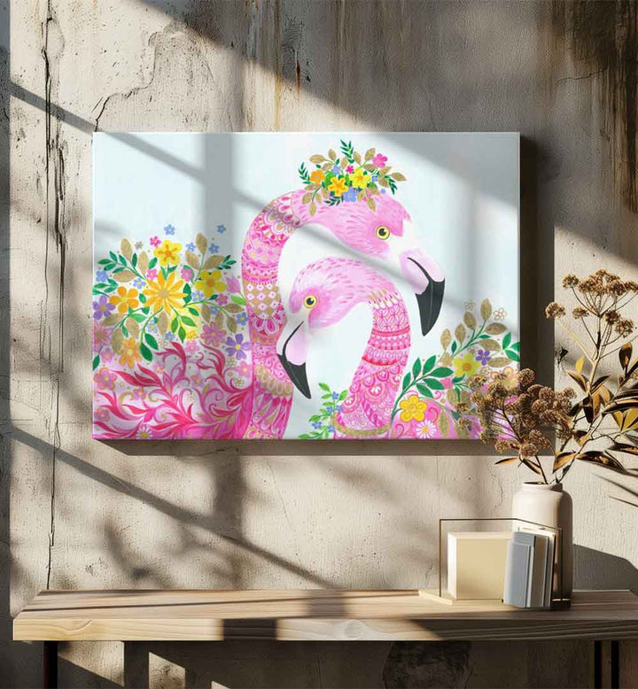 COLORFUL FLORAL CROWNS , ANIMAL PAINTINGS