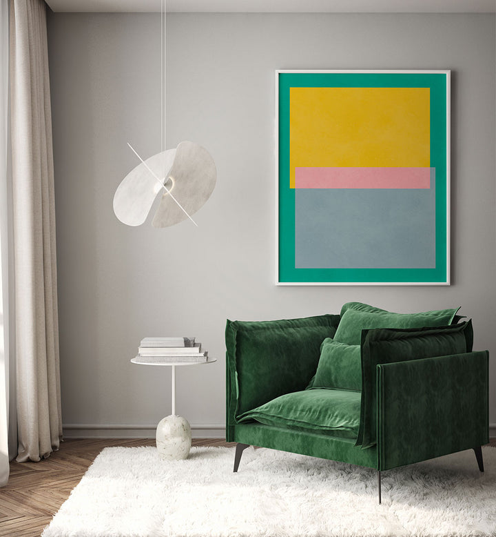COLORFUL GEOMETRIC SHAPES , GEOMETRIC ART PRINTS