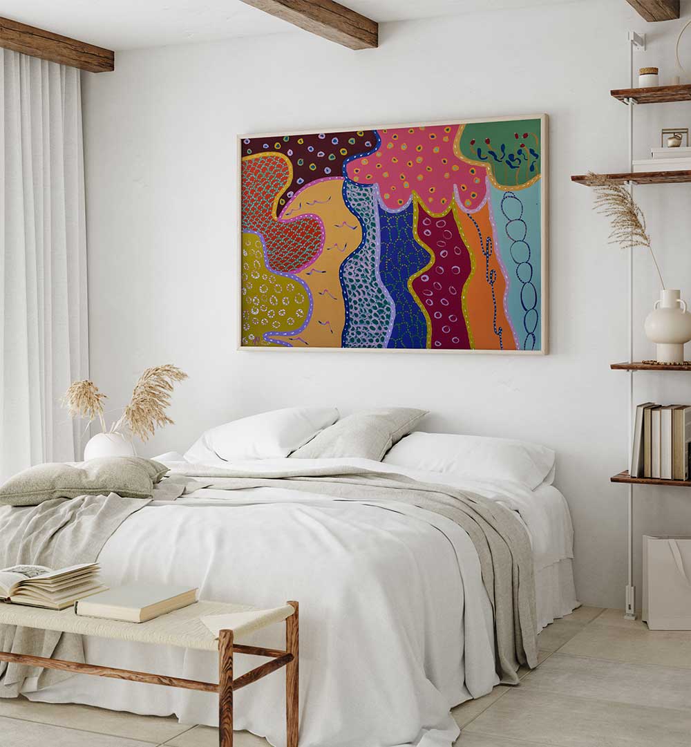MOONLIGHTING II , PATTERN ART PRINTS