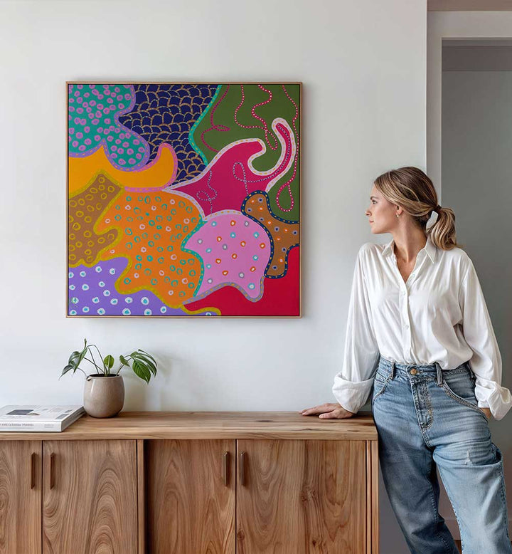 MISS CHEERFUL , PATTERN ART PRINTS