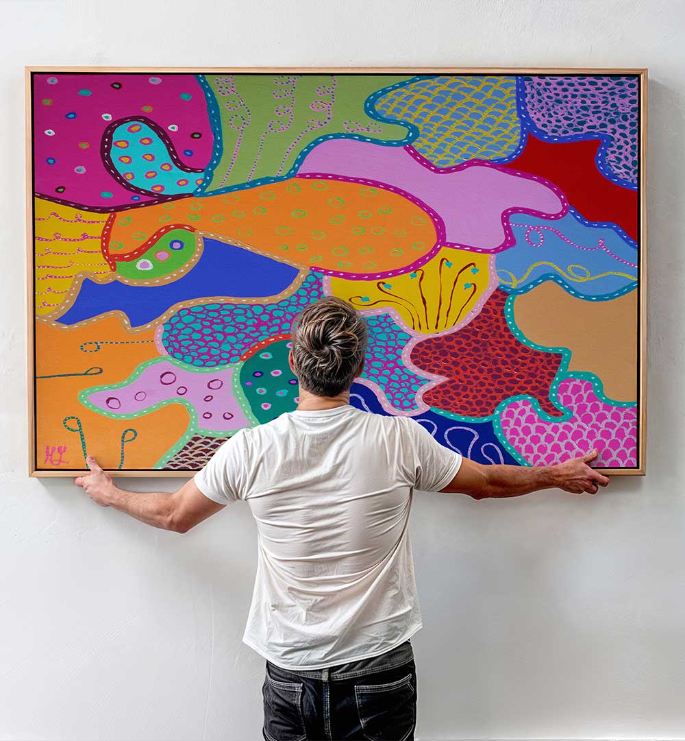 COLOURS OF ANOTHER WORLD , PATTERN ART PRINTS