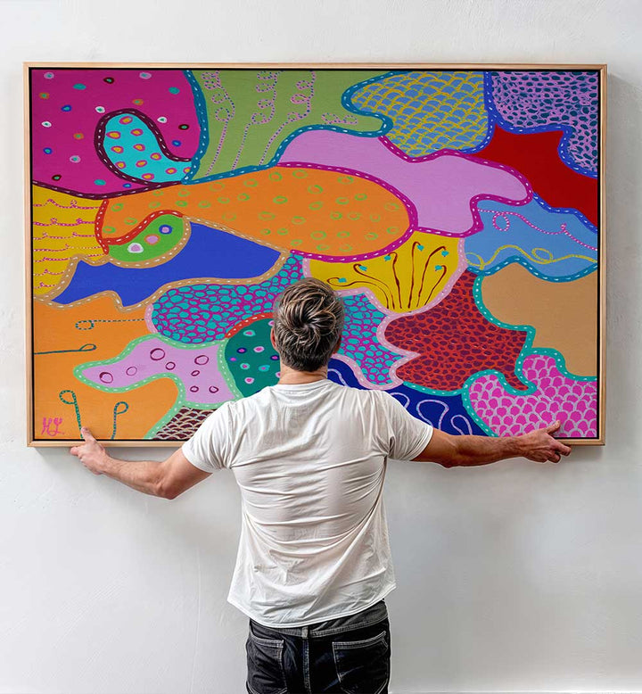 COLOURS OF ANOTHER WORLD , PATTERN ART PRINTS