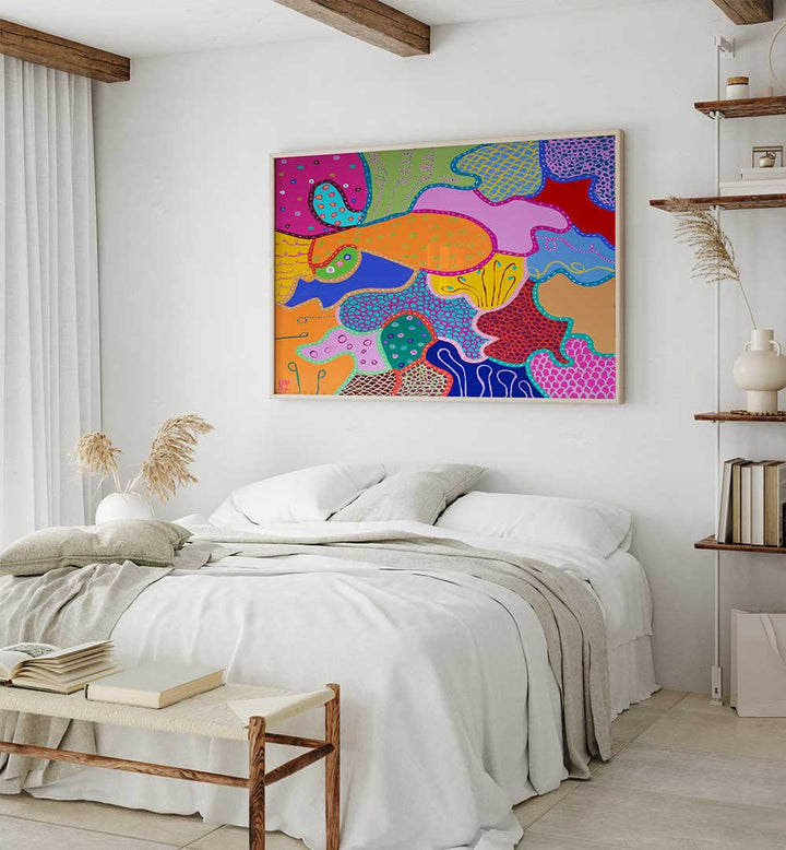 COLOURS OF ANOTHER WORLD , PATTERN ART PRINTS