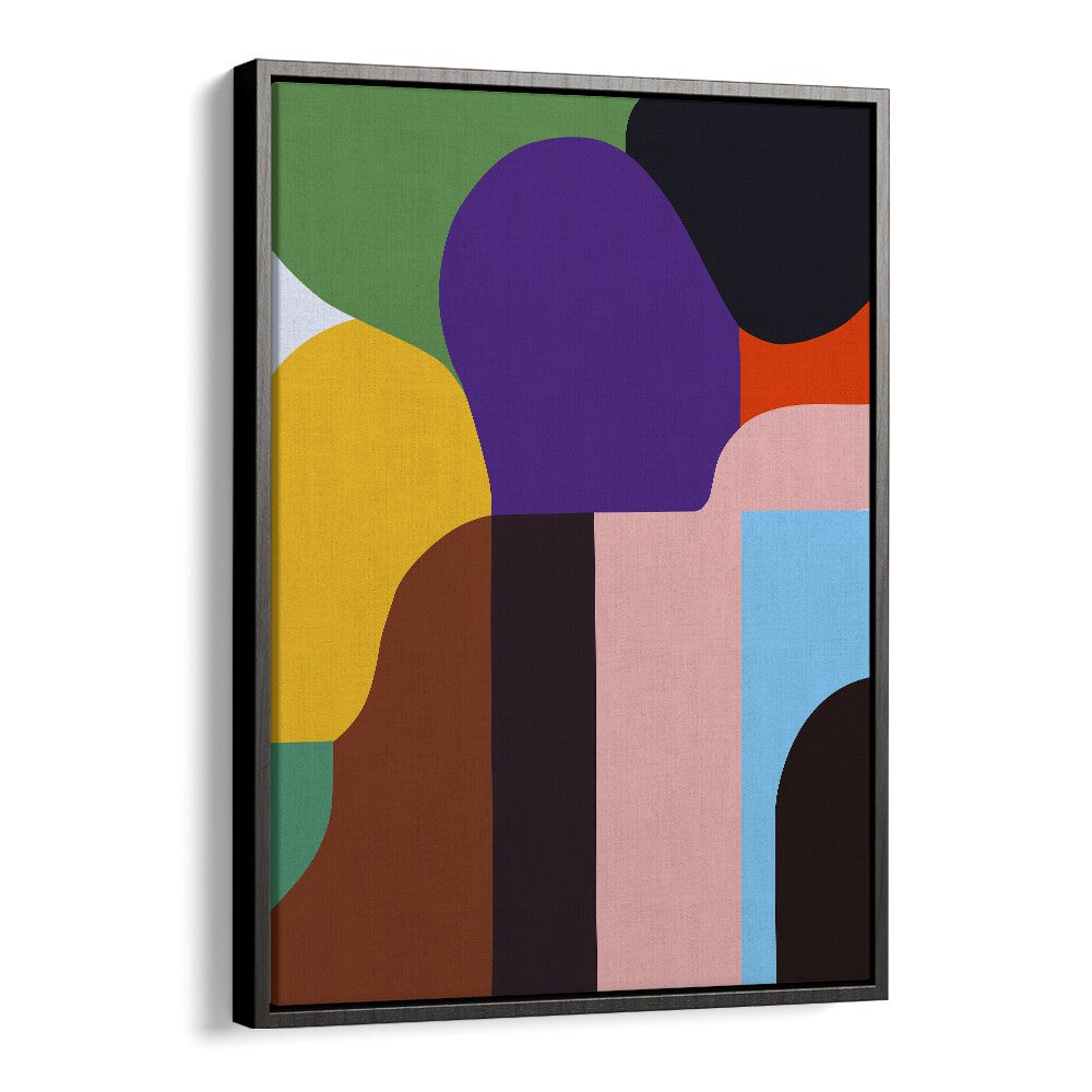 Colour Moods Abstract Paintings Abstract Art Prints in Black Floater Frame