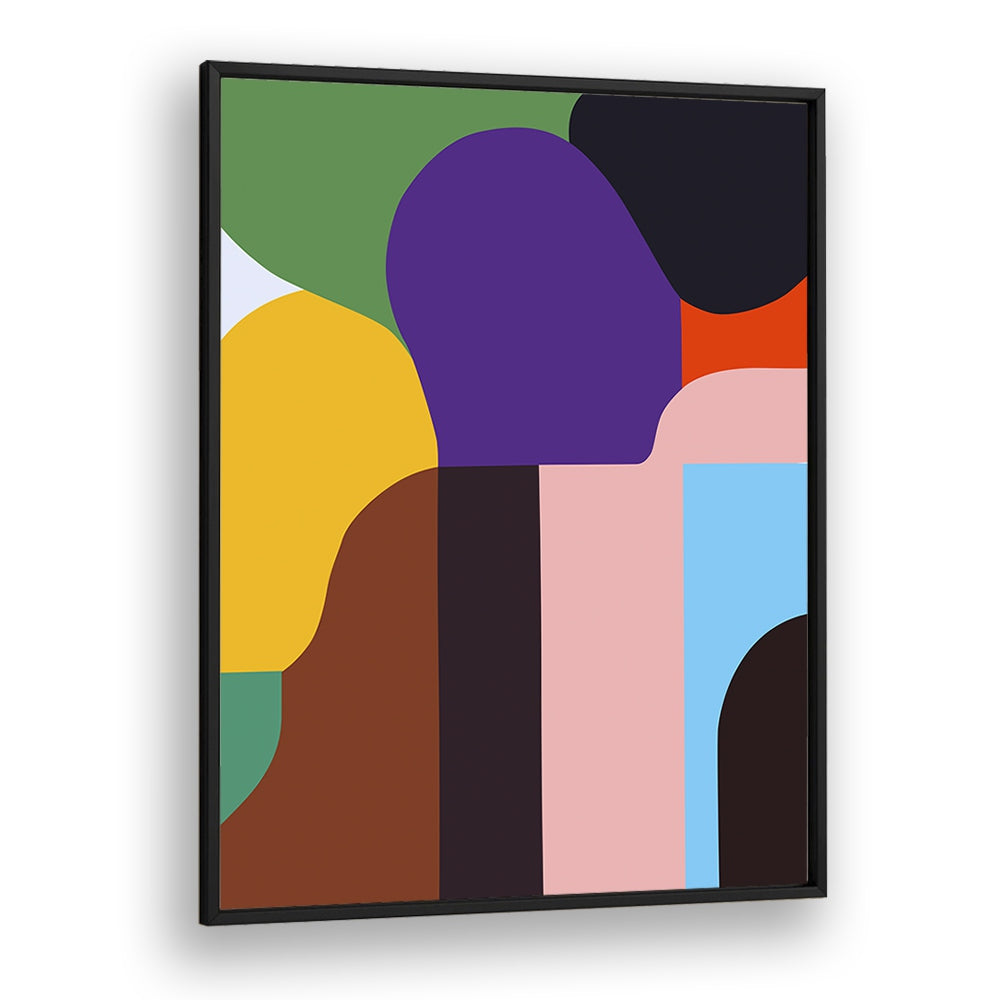 Colour Moods Abstract Paintings Abstract Art Prints in Black Plain Frame