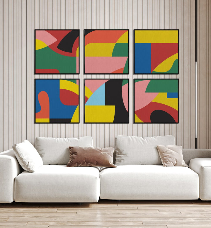 COLOURFUL ABSTRACT SET BY SAMRIDHI SHARMA