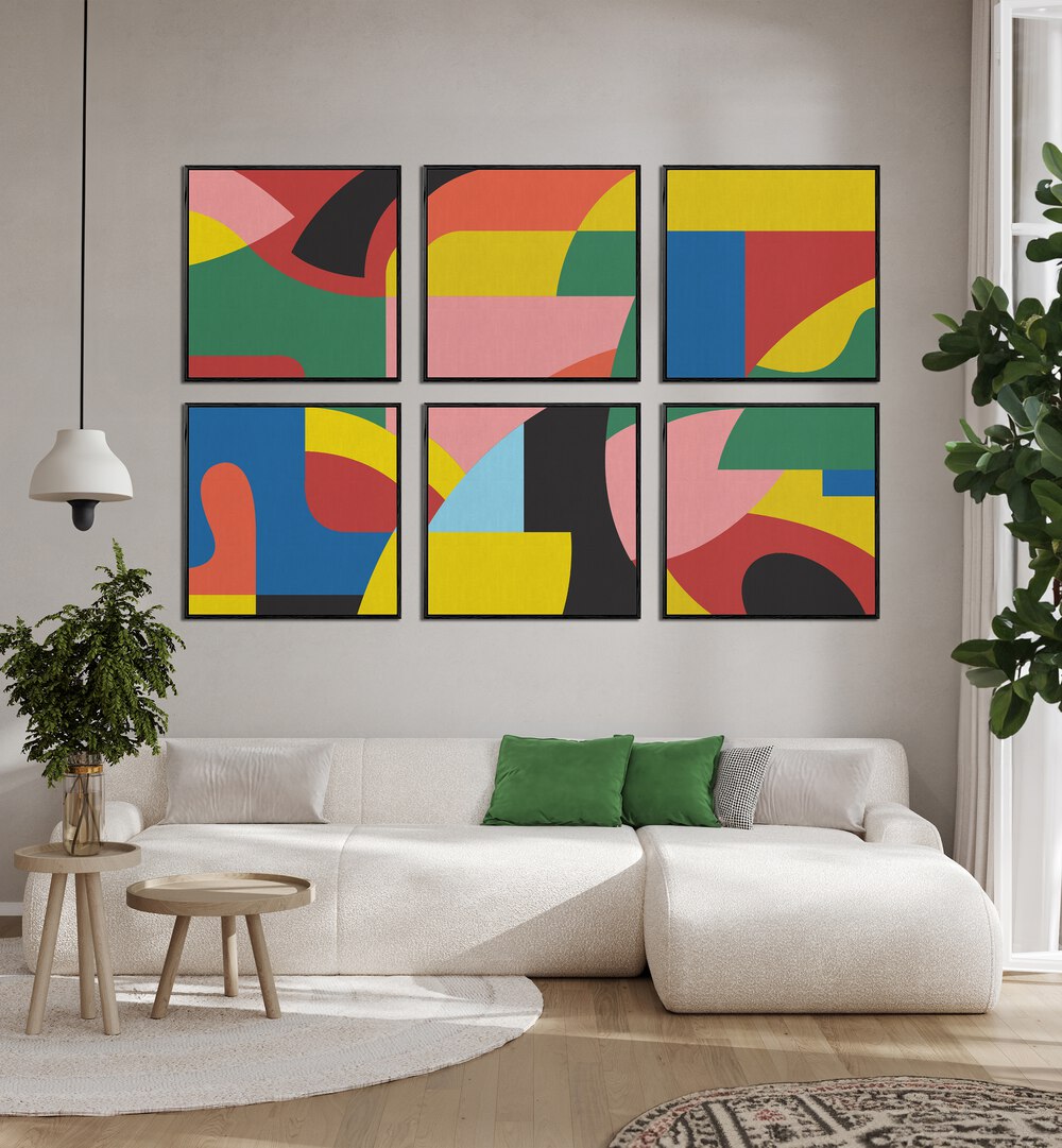 COLOURFUL ABSTRACT SET BY SAMRIDHI SHARMA