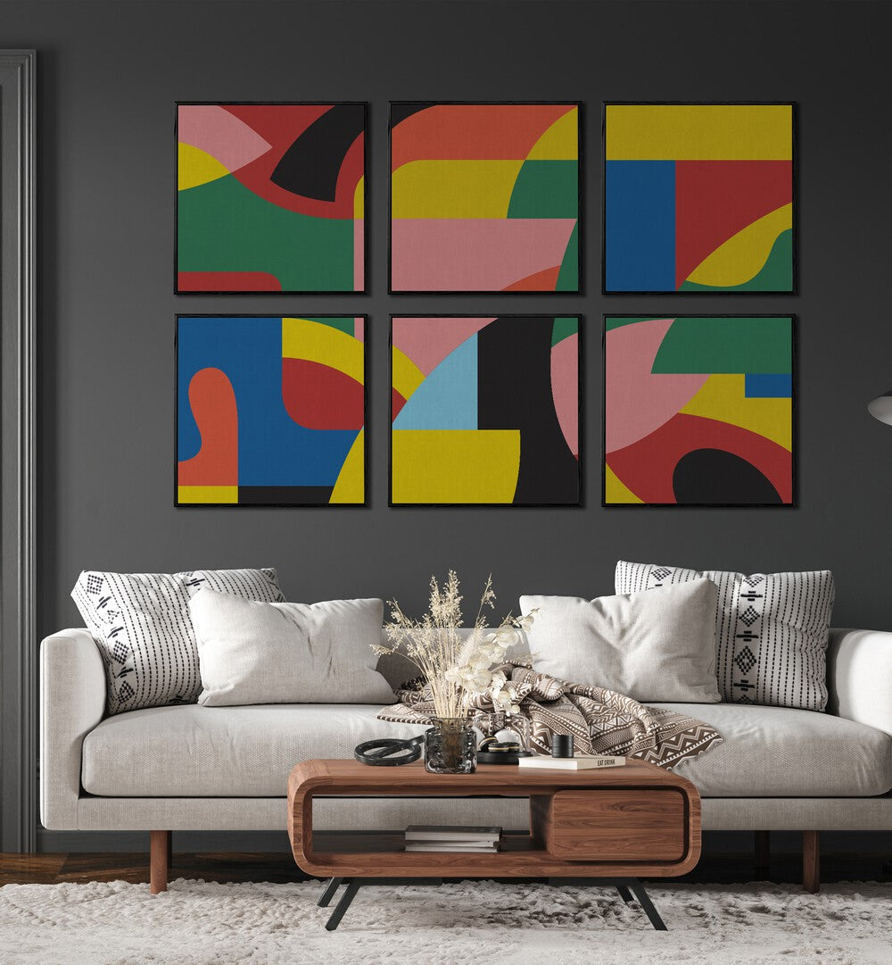 COLOURFUL ABSTRACT SET BY SAMRIDHI SHARMA