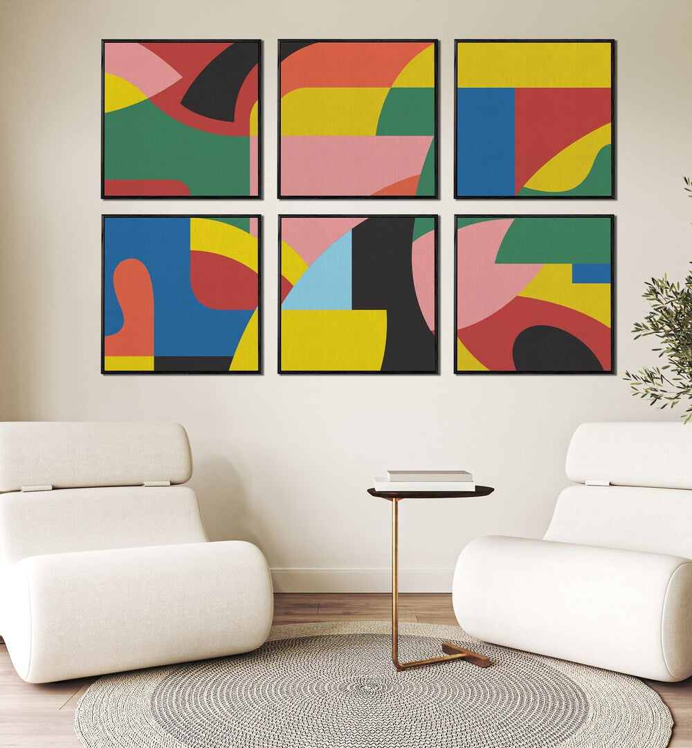 COLOURFUL ABSTRACT SET BY SAMRIDHI SHARMA