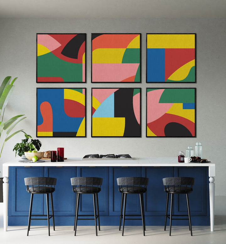 COLOURFUL ABSTRACT SET BY SAMRIDHI SHARMA