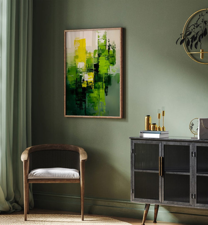 CONTEMPORART - MATCHA IV , ABSTRACT PAINTINGS