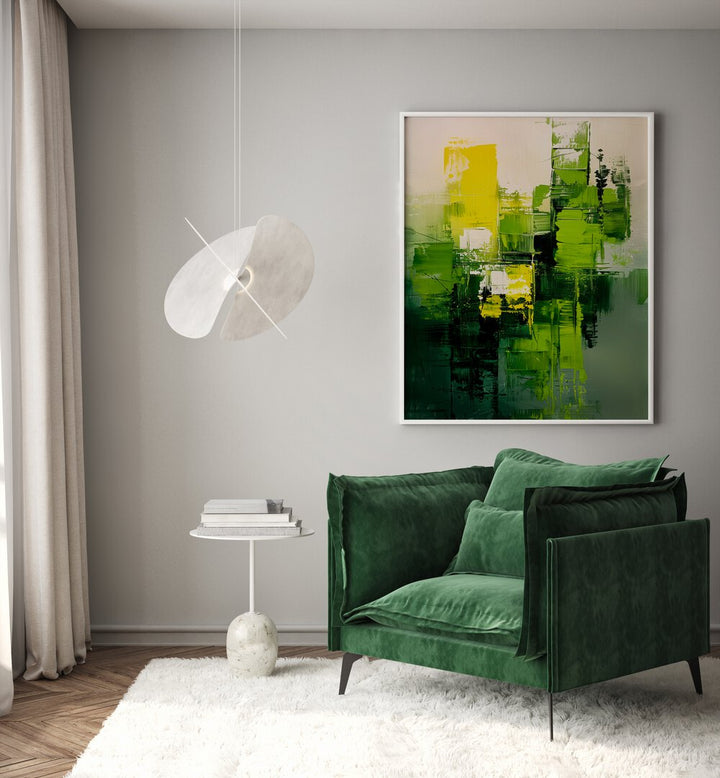 CONTEMPORART - MATCHA IV , ABSTRACT PAINTINGS