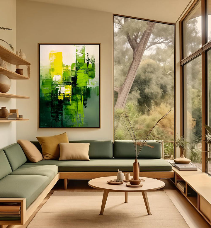 CONTEMPORART - MATCHA IV , ABSTRACT PAINTINGS
