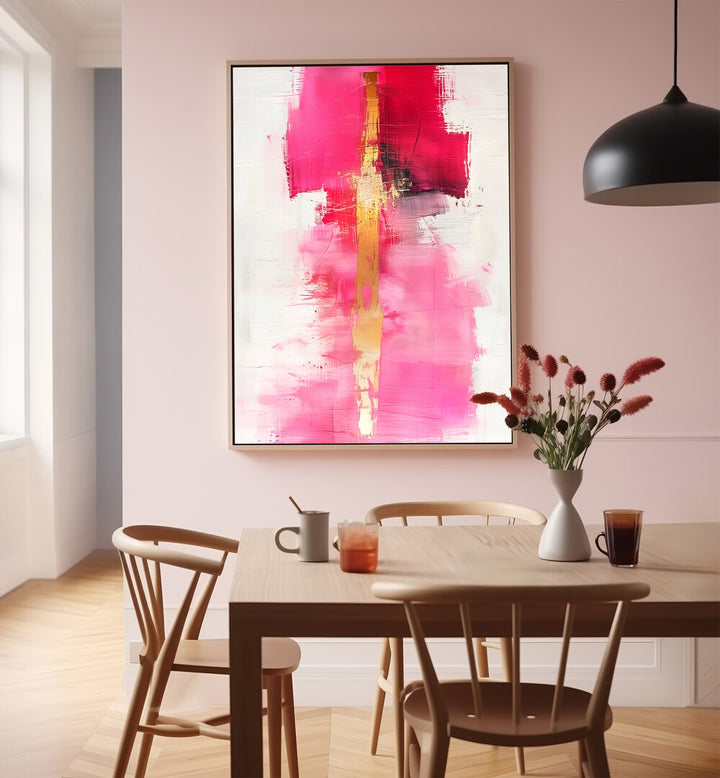 CONTEMPORART - PINK LADY II , ABSTRACT PAINTINGS