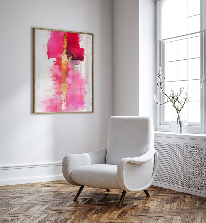 CONTEMPORART - PINK LADY II , ABSTRACT PAINTINGS