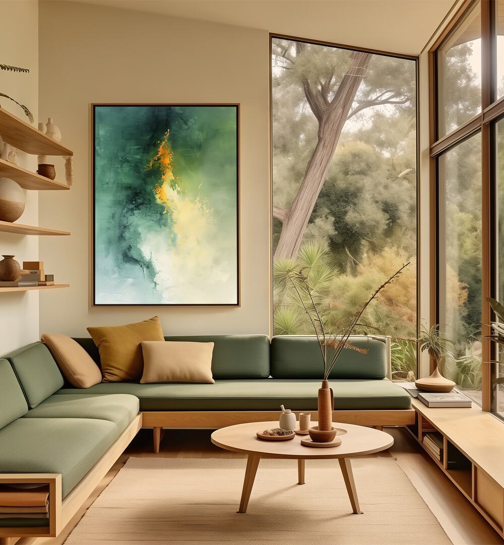 Transform your space with CONTEMPORART - TWILIGHT II, ABSTRACT PAINTINGS by Philippe HUGONNARD, enhancing modern decor.