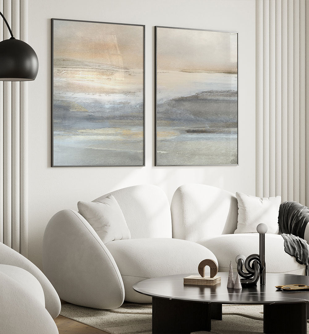 CONTINUUM SET , SET OF 2 PAINTINGS