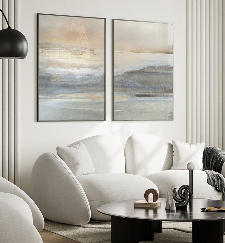 CONTINUUM SET , SET OF 2 PAINTINGS