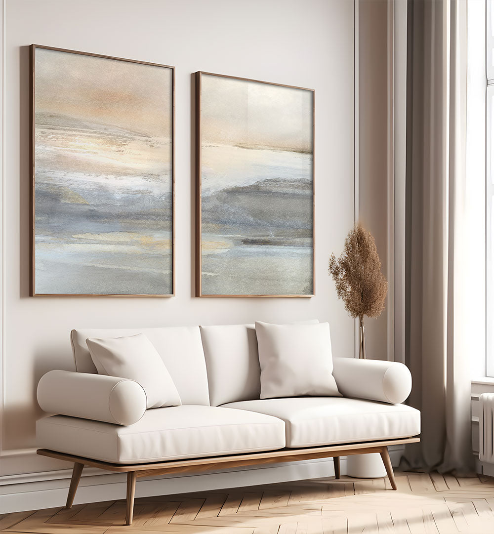 CONTINUUM SET , SET OF 2 PAINTINGS