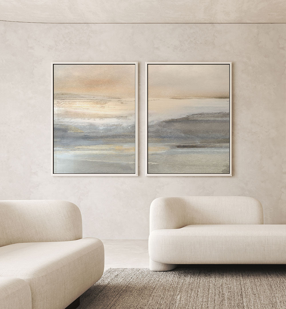 CONTINUUM SET , SET OF 2 PAINTINGS