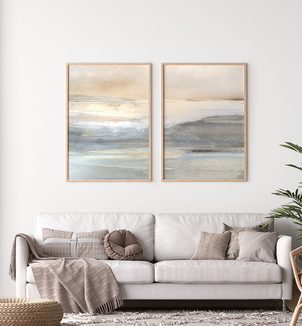CONTINUUM SET , SET OF 2 PAINTINGS