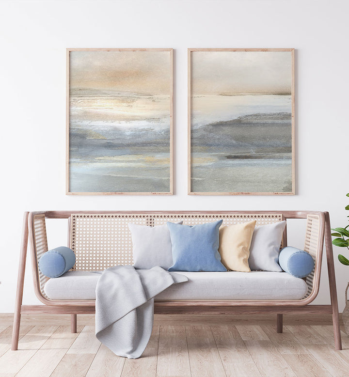 CONTINUUM SET , SET OF 2 PAINTINGS