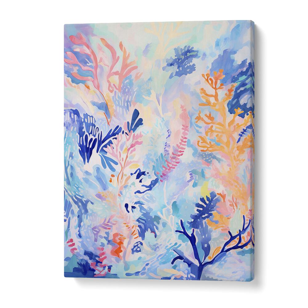 Coral Blues  Kids Paintings in Gallery Wrap