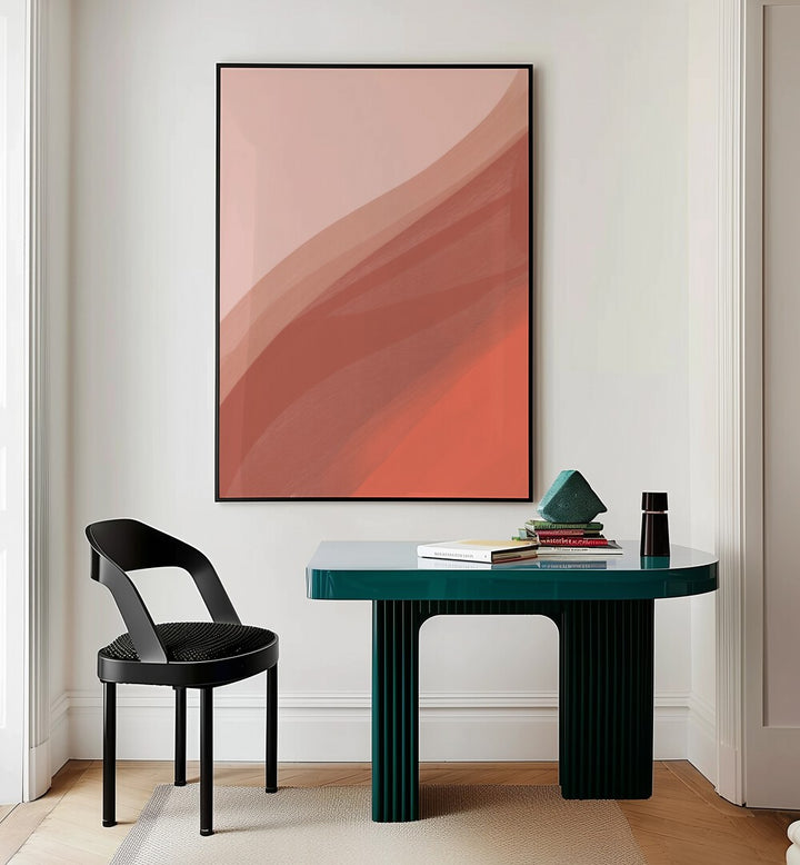 Coral IV by yopie studio abstract art paintings Artwork III placed on a wall