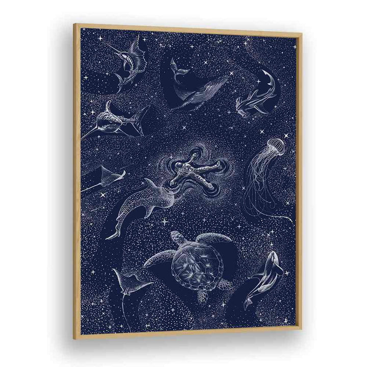 Explore the COSMIC OCEAN WITH ASTRONAUT, SURREAL ART PRINTS, showcasing a dreamlike blend of sea and space.