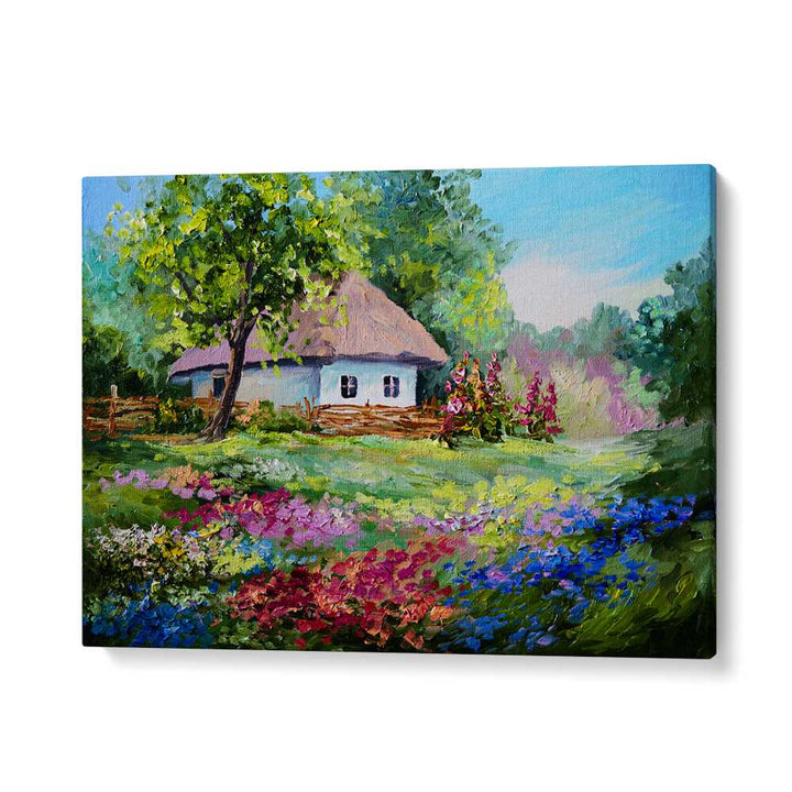 Cottage Dreams Vintage European Paintings in Gallery Wrap