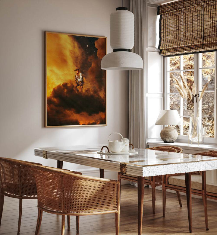 Transform your space with COWBOY I, SURREAL ART PRINTS by Taudalpoi, showcasing stunning visuals and deep colors.