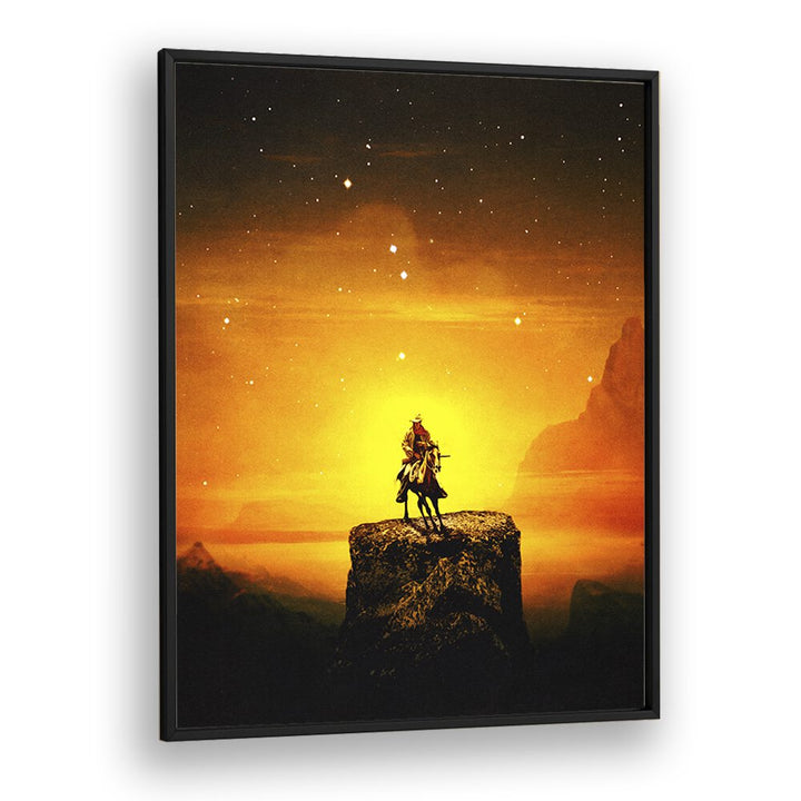 Elevate your space with COWBOY III, SURREAL ART PRINTS by Taudalpoi, showcasing stunning surreal artistry.