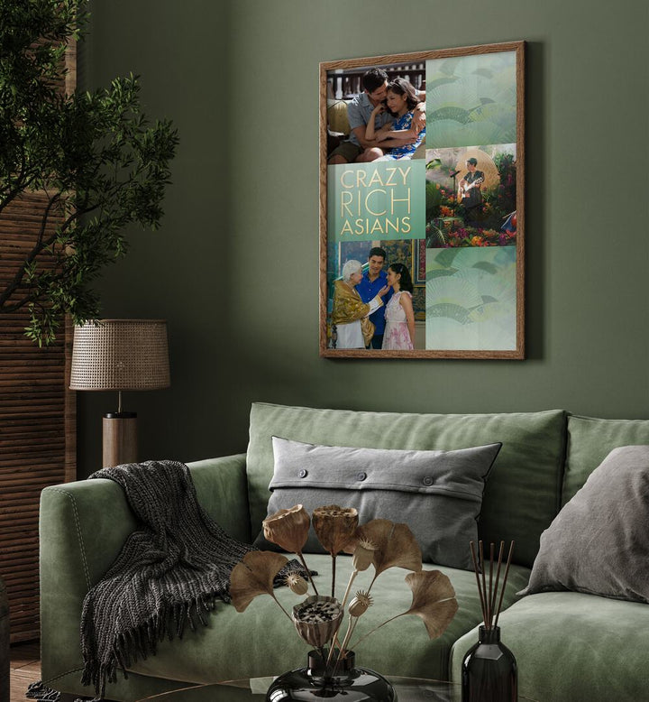 Crazy Rich Asians by Grishma Korjani Movie Posters Artwork III Placed on a wall In A Living Room