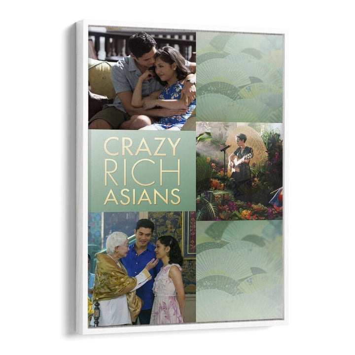 Crazy Rich Asians by Grishma Korjani Movie Posters in White Floater Frame