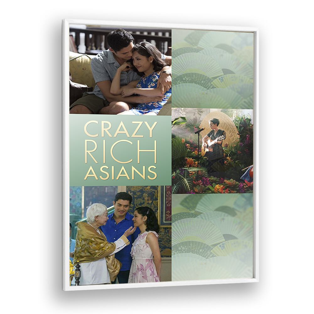 Crazy Rich Asians by Grishma Korjani Movie Posters in White Plain Frame