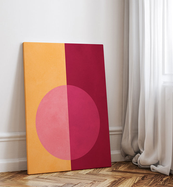 CRIMSON BALANCE , GEOMETRIC ART PRINTS