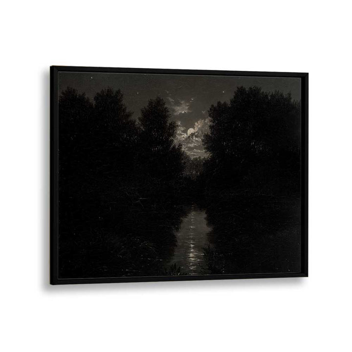 Cryptic Solace Lost In Gothic Reverie I Gothic Art Prints in Black Plain Frame