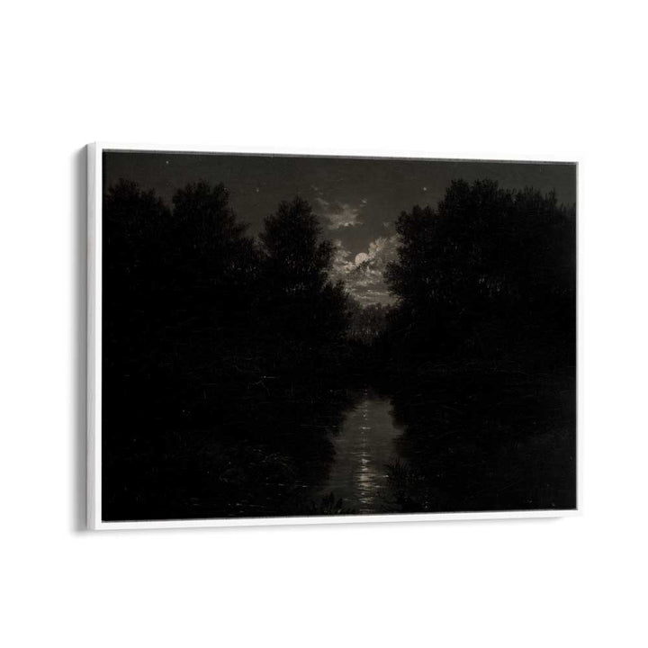 Cryptic Solace Lost In Gothic Reverie I Gothic Art Prints in White Floater Frame