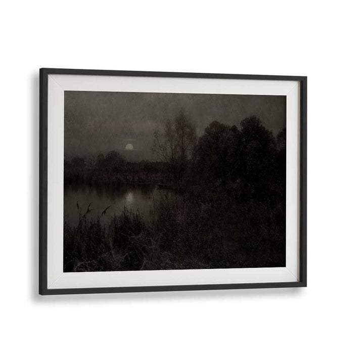 Cryptic Solace Lost In Gothic Reverie ii Gothic Art Prints in Black Frame With Mount