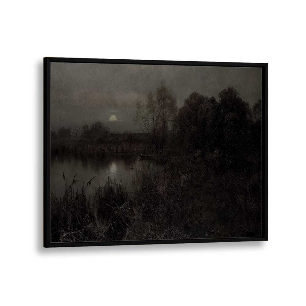 Cryptic Solace Lost In Gothic Reverie ii Gothic Art Prints in Black Plain Frame