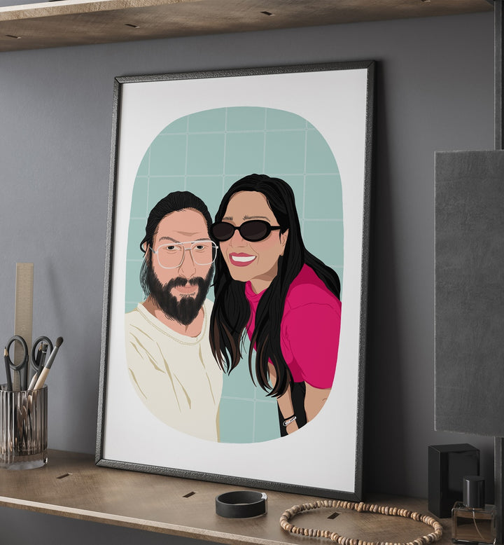  painting - CUSTOM PORTRAITS by Asianmonk