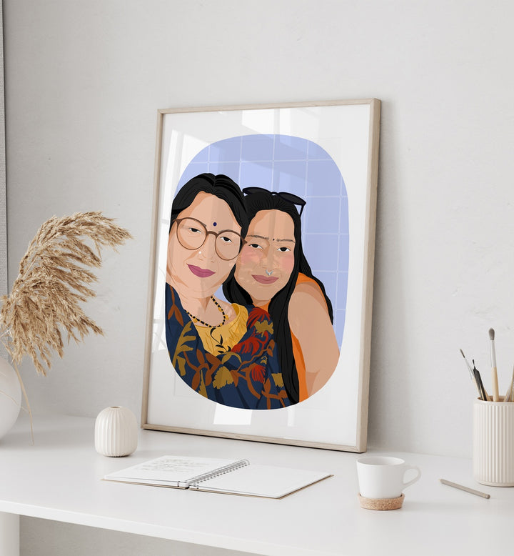  painting - CUSTOM PORTRAITS by Asianmonk