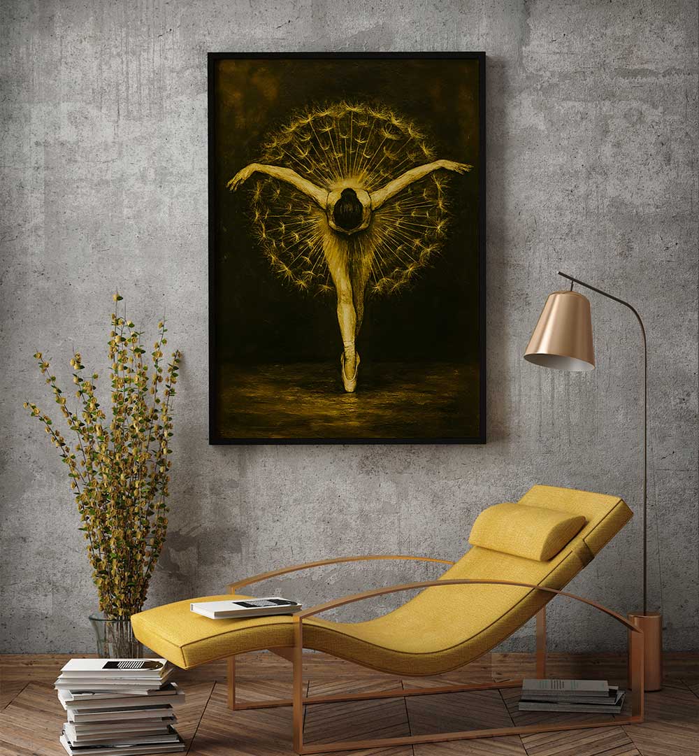 DANCE IN THE SPHERE OF LIGHT , EXPRESSIONISM PAINTINGS