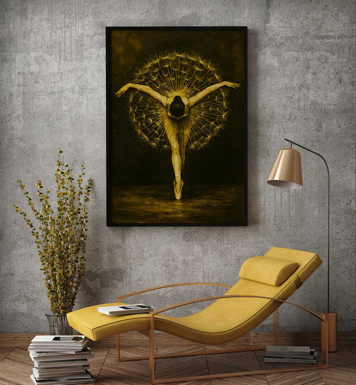 DANCE IN THE SPHERE OF LIGHT , EXPRESSIONISM PAINTINGS