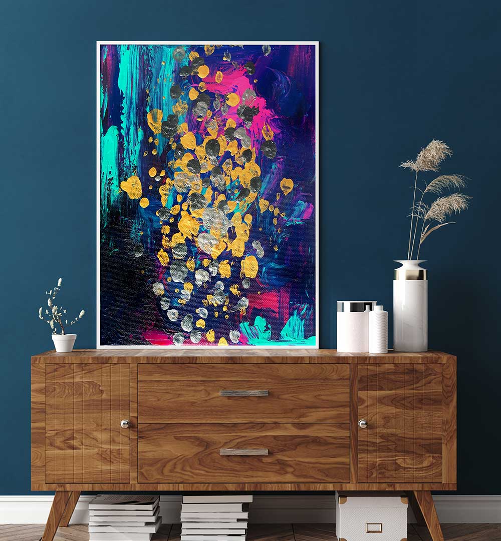 DANCE PARTY , ABSTRACT PAINTINGS