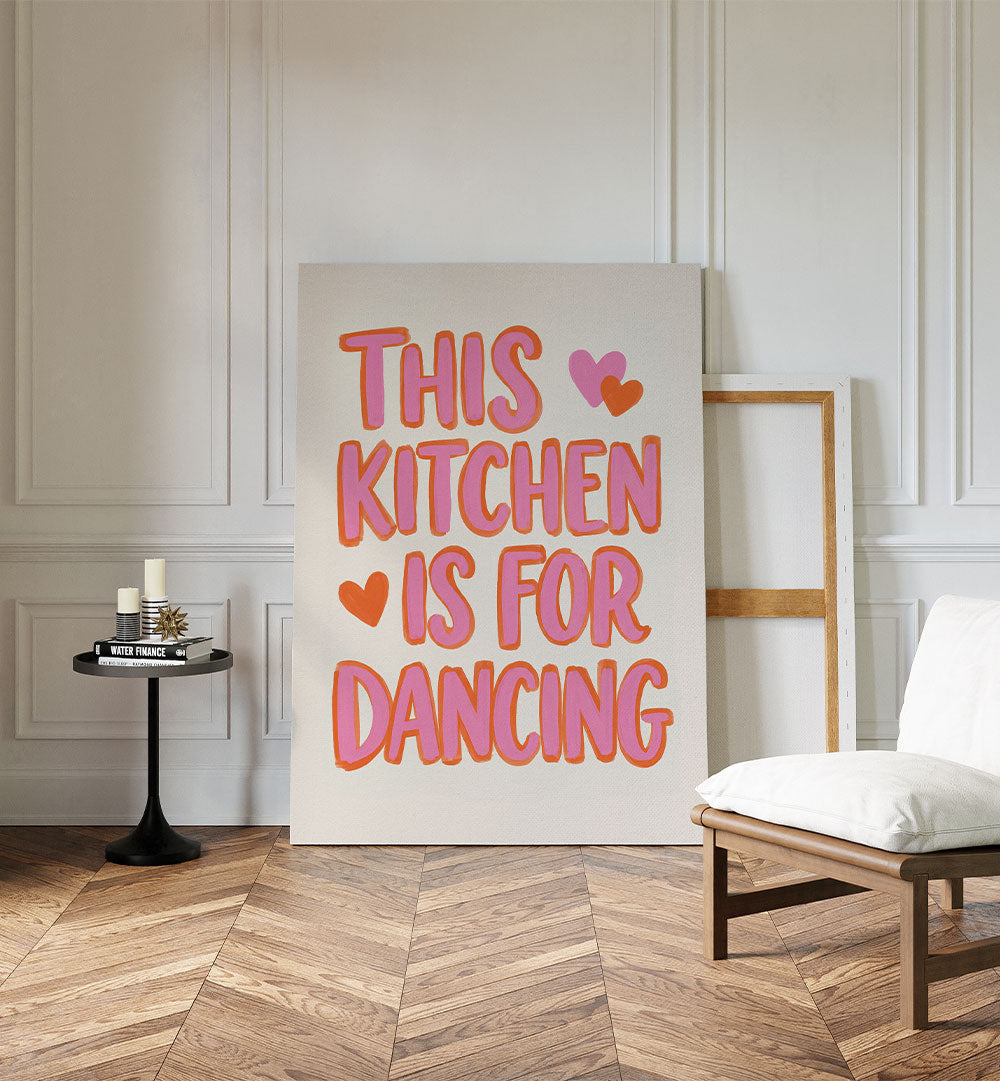DANCING KITCHEN HEART QUOTE