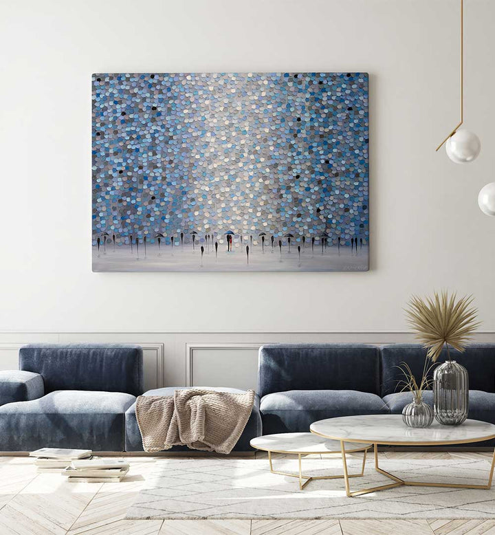 DANCING RAIN , MODERN IMPRESSIONISM PAINTINGS