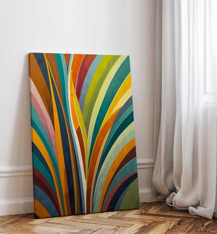 DANCING STRIPES IN COLOR , ORGANIC FORMS